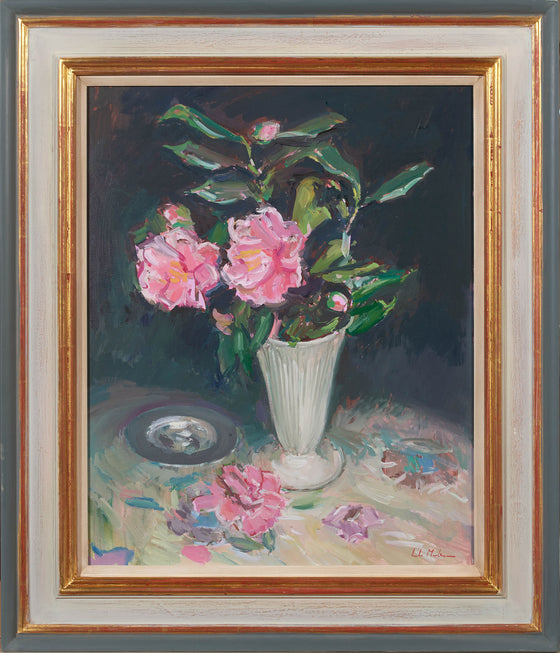 Still Life with Pink Camellias