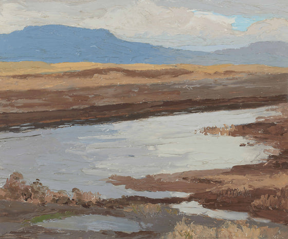 Turf Bank and Water, Maam Cross, Connemara