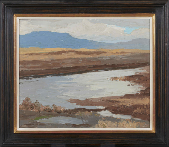Turf Bank and Water, Maam Cross, Connemara
