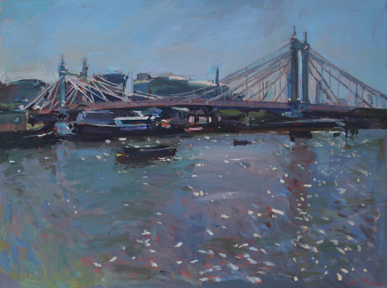 Incoming tide Albert Bridge