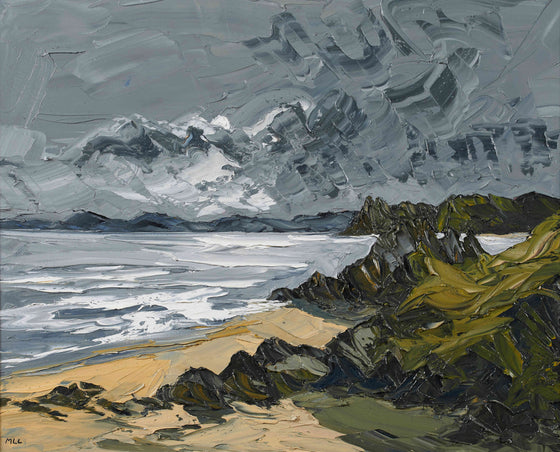 Grey Sky Over Three Cliffs