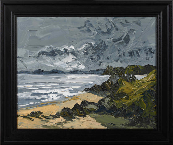 Grey Sky Over Three Cliffs