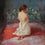 Kneeling Nude, White Roses