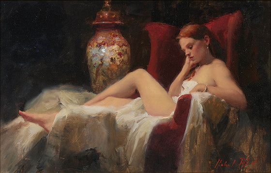 Reclining Nude with Ching Vase