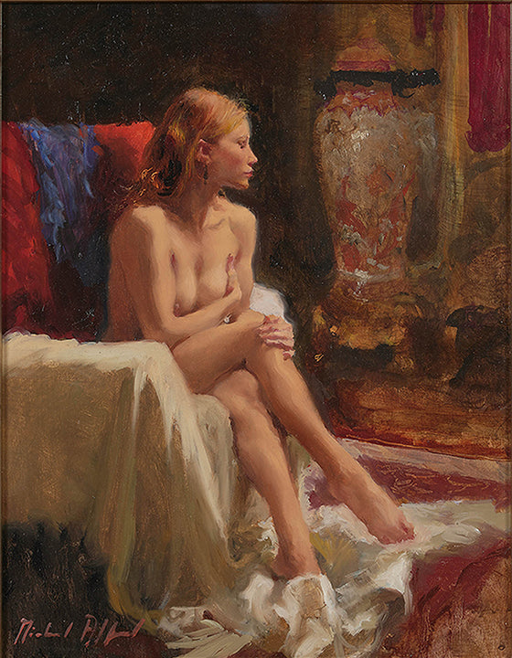 Seated Nude with Ching Vase