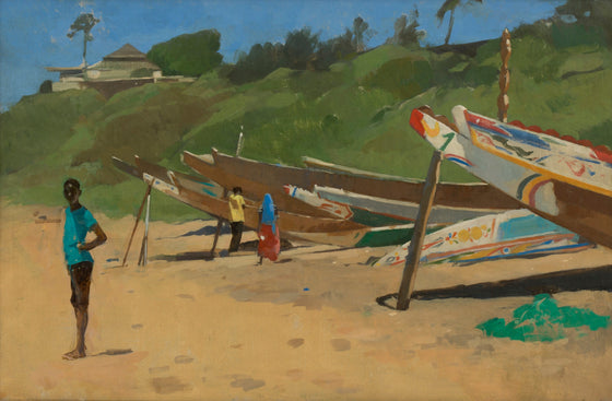 Boats on the Beach, Gambia