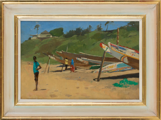 Boats on the Beach, Gambia