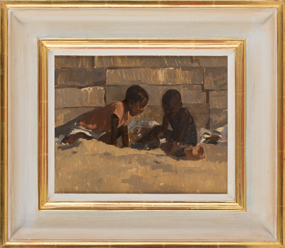 Kids Playing in the Sand