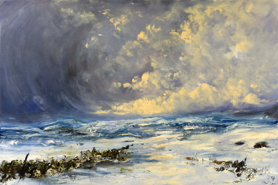 Snowfall (Castle Bolton, Wensleydale)