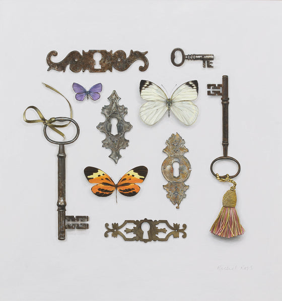 Butterflies with Keys and Escutcheons