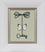 Suspended Key with White Butterfly