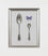 Two Spoons with Blue Butterfly