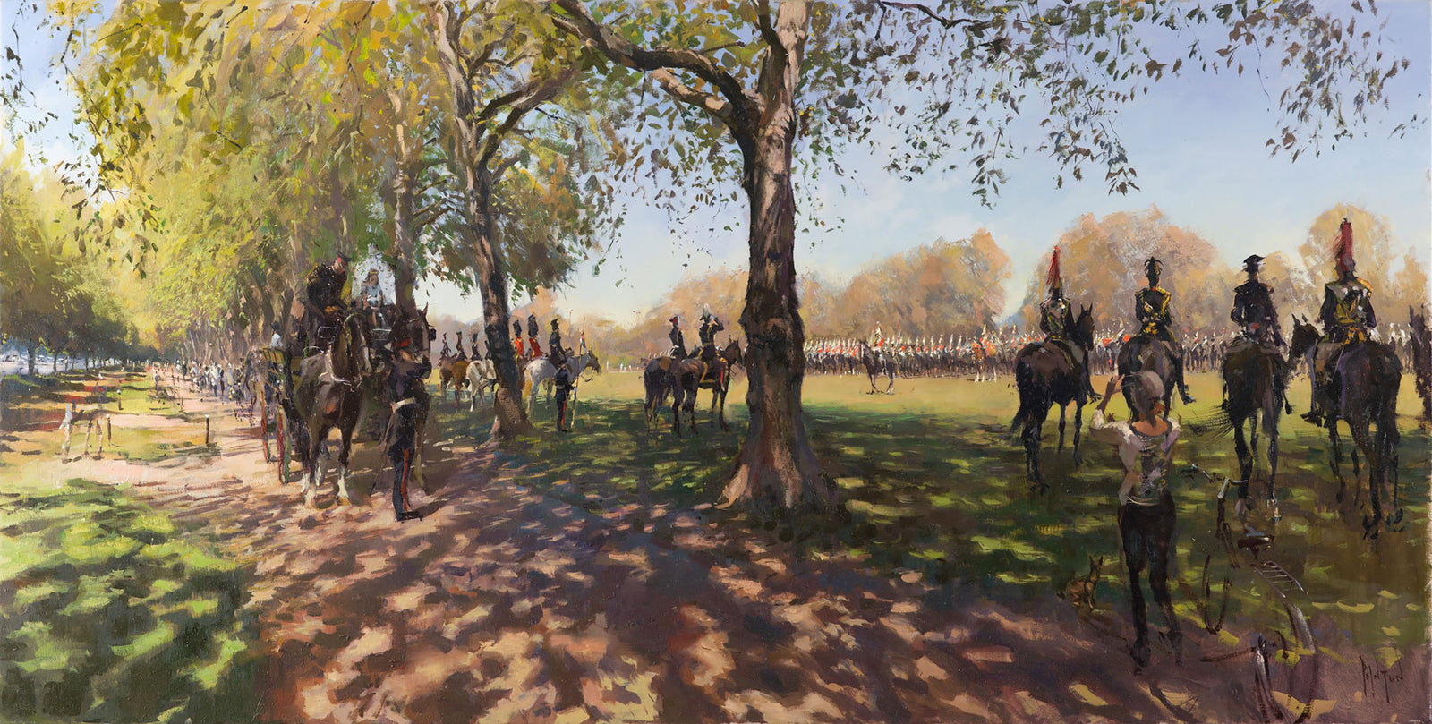 Rob Pointon ROI British Artist 'Major General’s Inspection 2021 ...
