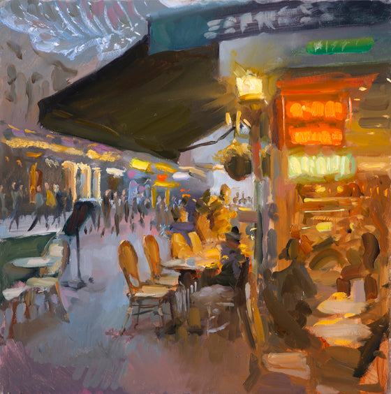 Pizzeria at Dusk, Leicester Square