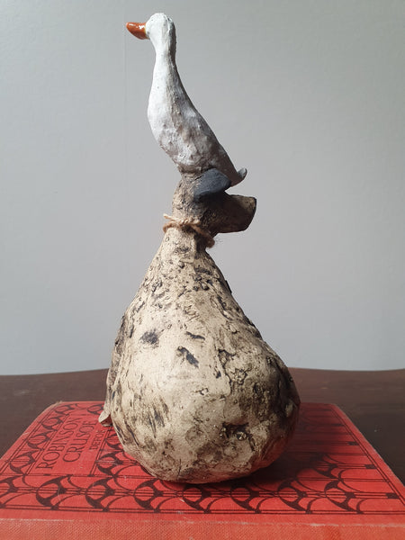 Sam Toft ceramic dog sculpture '#65 Doris with Horace Duck VI' – Panter ...