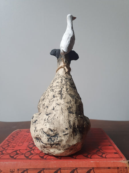 Sam Toft ceramic dog sculpture '#82 Doris with Horace Duck X' – Panter ...