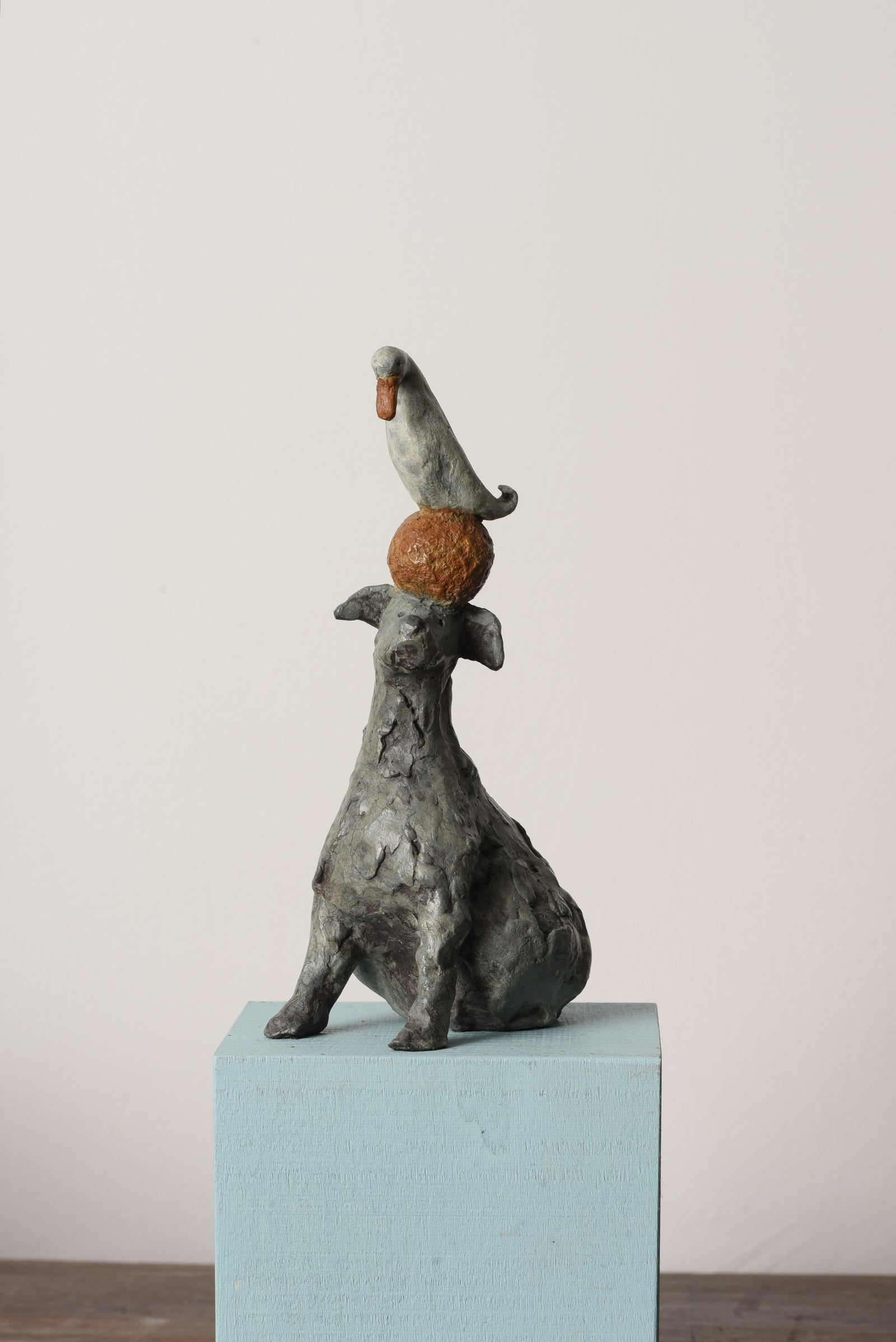 Sam Toft original sculpture 'Dog & Duck à L’Orange' – Panter and Hall