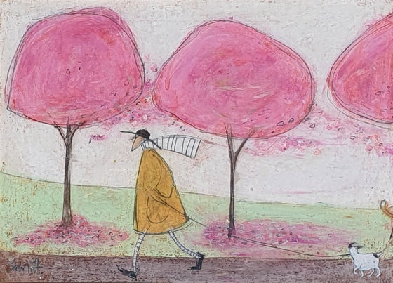 Doris Spots a tail down Cherry Blossom Way