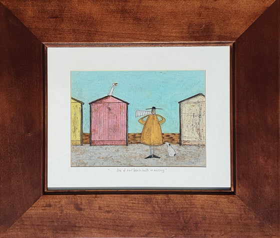 One of Our Beach Huts is Missing