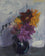 Serena Rowe Contemporary Scottish Artist 'Jolanda's Dahlias'