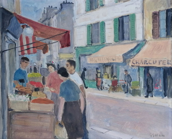Shopping in a French Street