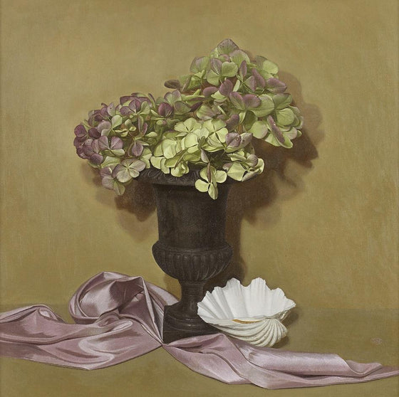 Hydrangeas and Shell