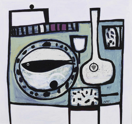 Fish and Bottle
