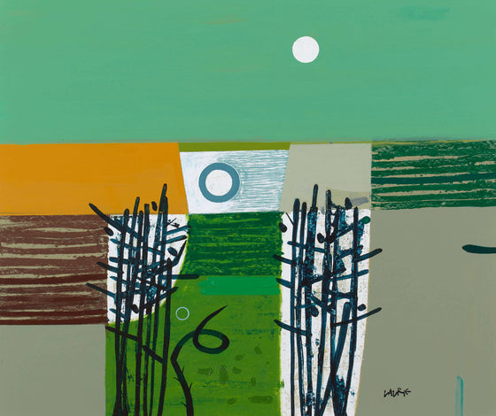 Simon Laurie Contemporary Scottish Artist Abstract 'Imaginary Landscape No.1'