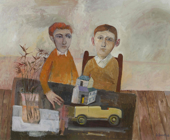Children with Toy Car