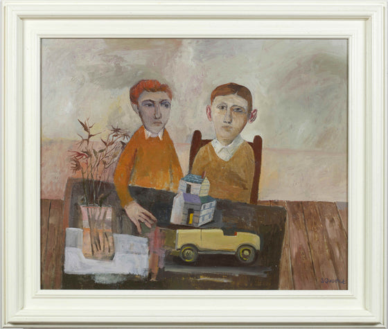 Children with Toy Car