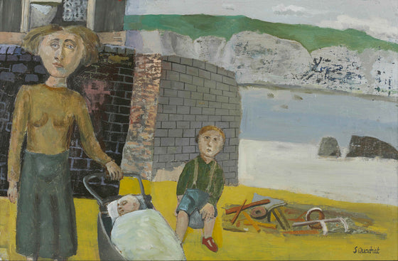 Mother and Children by the Sea