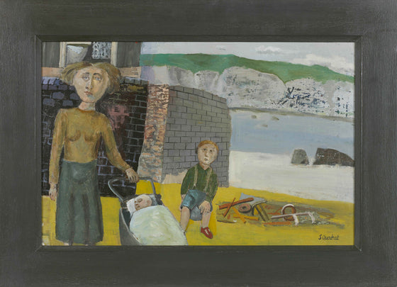 Mother and Children by the Sea