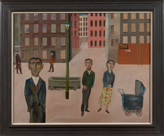 Street Scene with Five Characters