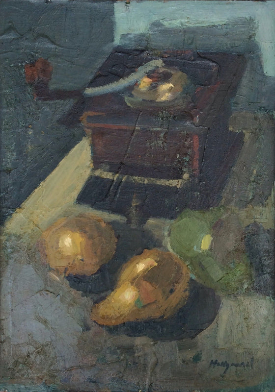 Still Life with Coffee Grinder and Pears