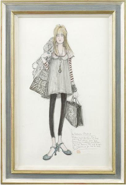 The Fashion Student (Framed)