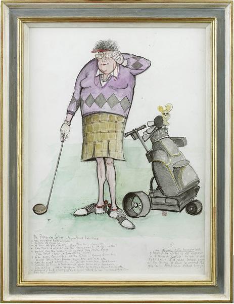 The Passionate Golfer (Framed)