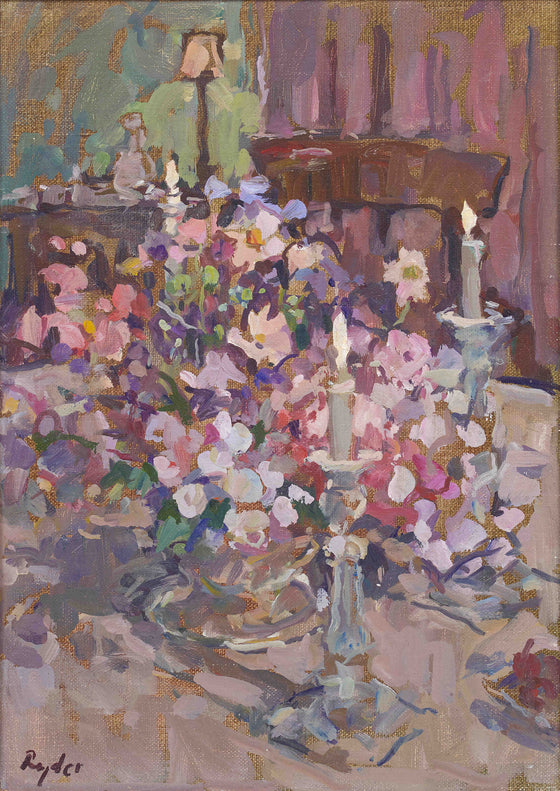 Hydrangeas by Candlelight