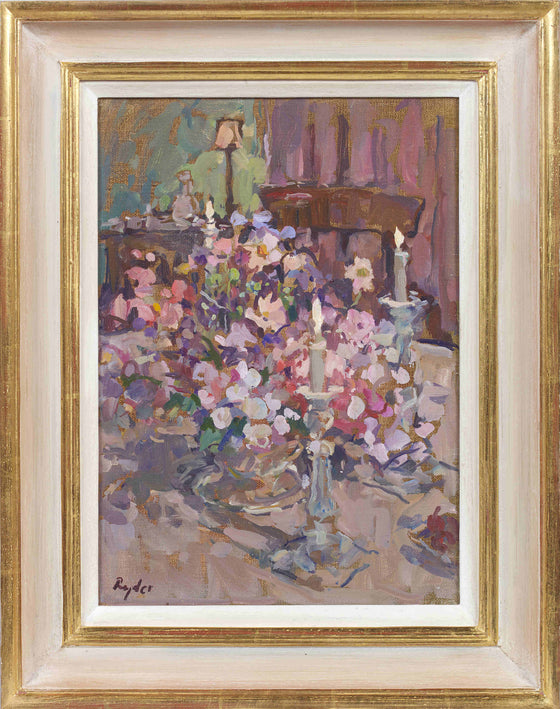 Hydrangeas by Candlelight