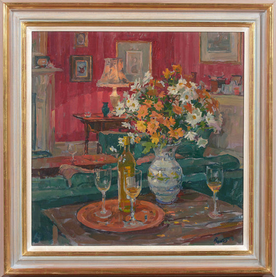 Wine and Flowers
