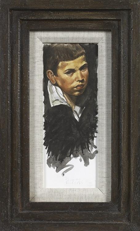 The Young Boy (Study from Velazquez) (Framed)