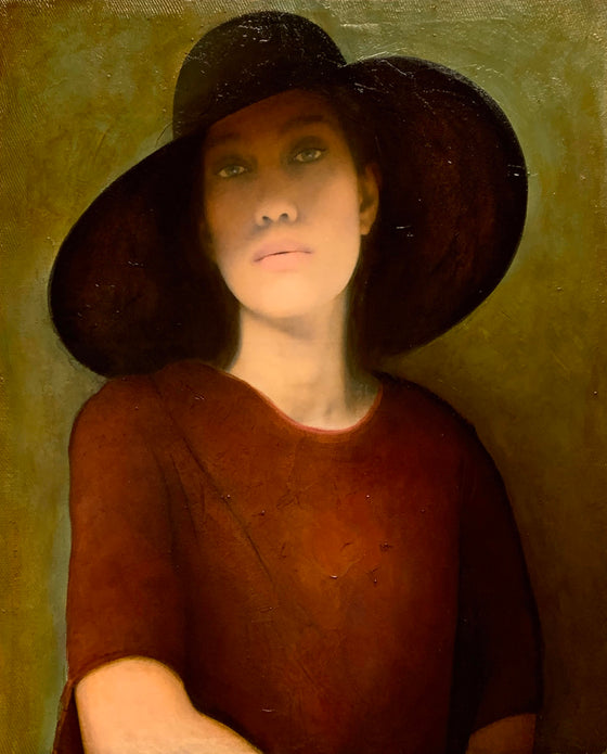 'Ninety in the Shade' by figurative painter Tim Walton