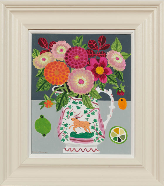 Dahlias and Zinnias