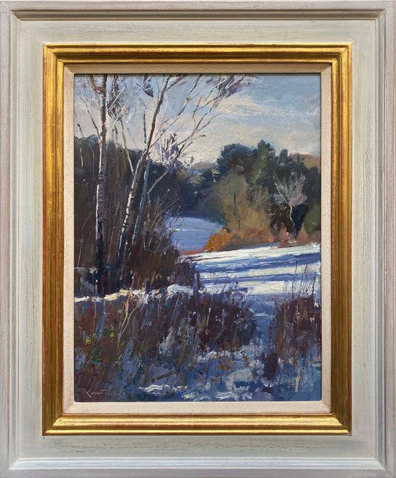 Contemporary British Artist Karl Terry 'Winter Colour' framed