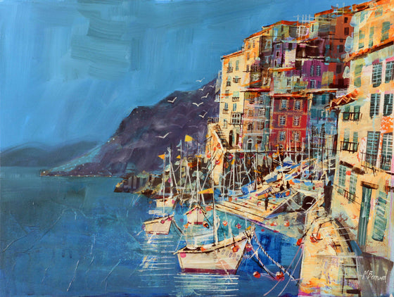 Mike Bernard_Fishing Boats, Riomggiore, Italy