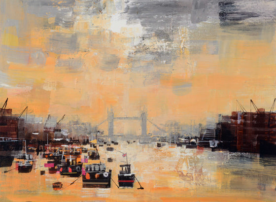 Mike Bernard Evening Light, The Thames